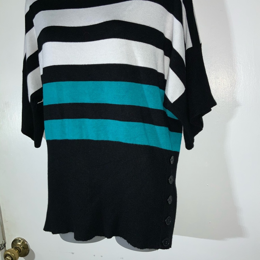 SPENSE STRIPED DOLMAN STYLE SWEATER SZ L - Picture 7 of 8